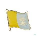 Pin's drapeau Vatican en émail coloré