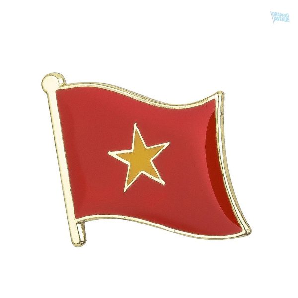 Pin's drapeau Vietnam, accessoire décoratif pour collectionneurs