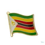 Pin's drapeau Zimbabwe en émail coloré