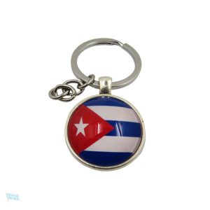 Porte-clés représentant le drapeau de Cuba