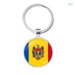 Porte-clés drapeau de la Moldavie