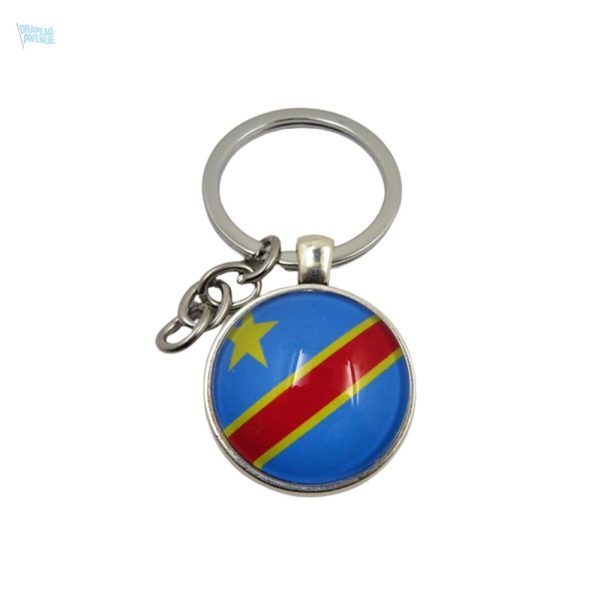 Porte-clés drapeau République démocratique du Congo