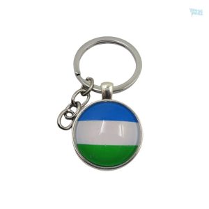 Porte-clés drapeau de la Sierra Leone