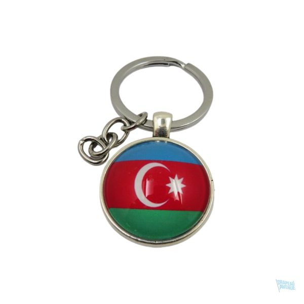 Porte-clés du drapeau de l'Azerbaïdjan