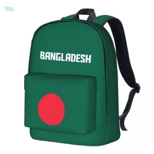 Sac à dos avec drapeau du Bangladesh en design stylisé