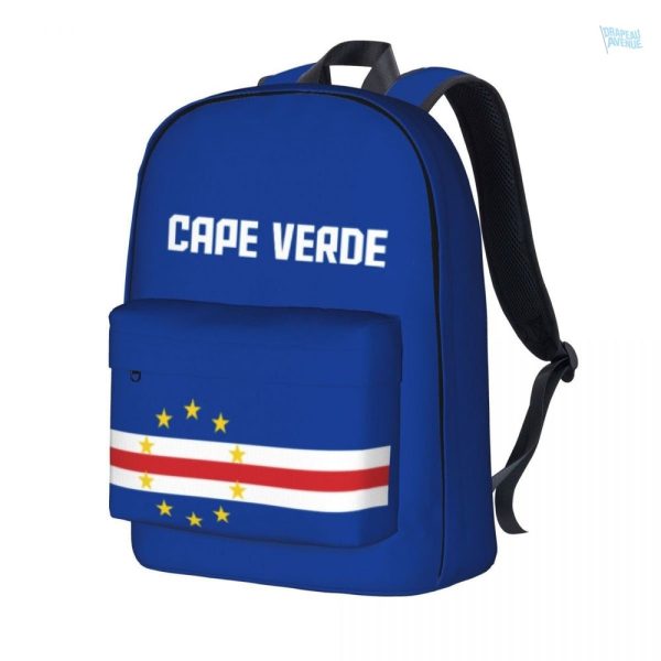 Sac à dos avec le drapeau du Cap-Vert en design élégant
