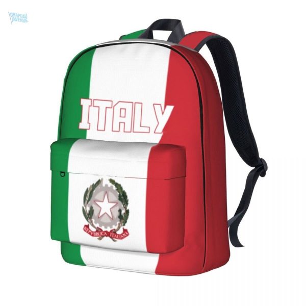 Sac à dos avec le drapeau de l'Italie