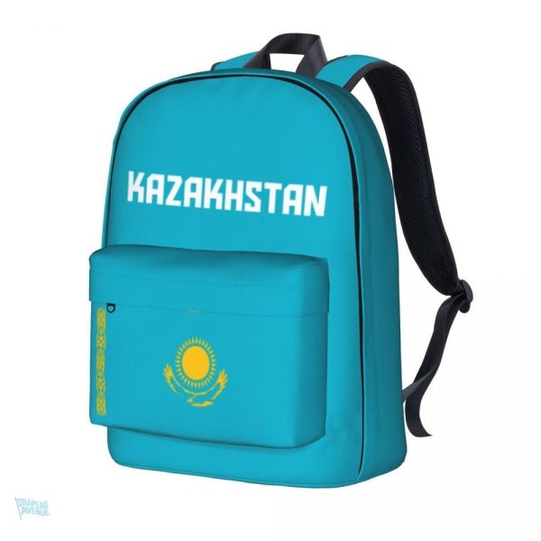 Sac à dos aux couleurs du drapeau du Kazakhstan