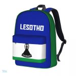 Sac à dos drapeau Lesotho, design coloré et emblématique