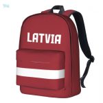 Sac à dos Lettonie avec motif du drapeau national