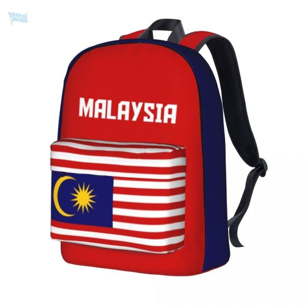 Sac à dos avec drapeau de la Malaisie en design coloré