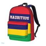 Sac à dos avec le drapeau de Maurice