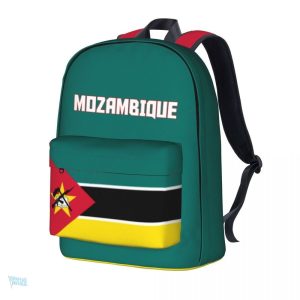 Sac à dos avec drapeau du Mozambique en toile résistante
