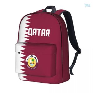 Sac à dos avec le drapeau du Qatar en design distinctif
