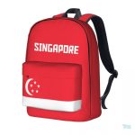 Sac à dos avec le drapeau de Singapour