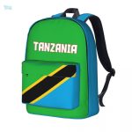 Sac à dos avec le drapeau de la Tanzanie
