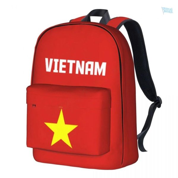 Sac à dos aux couleurs du drapeau du Vietnam