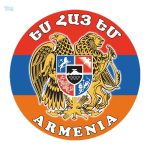 Sticker drapeau Arménie