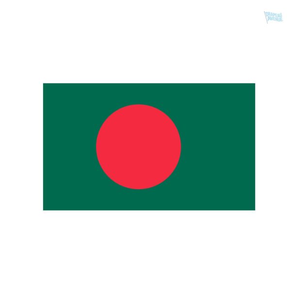 Autocollant représentant le drapeau du Bangladesh