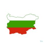 Sticker drapeau Bulgarie