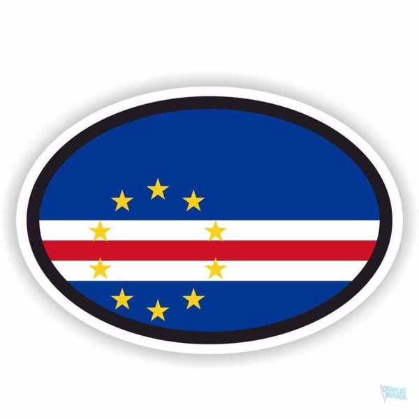 Sticker drapeau du Cap-Vert