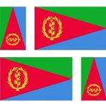Sticker drapeau Érythrée