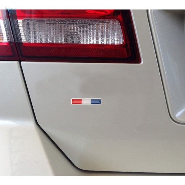 Autocollant drapeau France pour véhicule