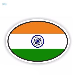 Sticker drapeau Inde