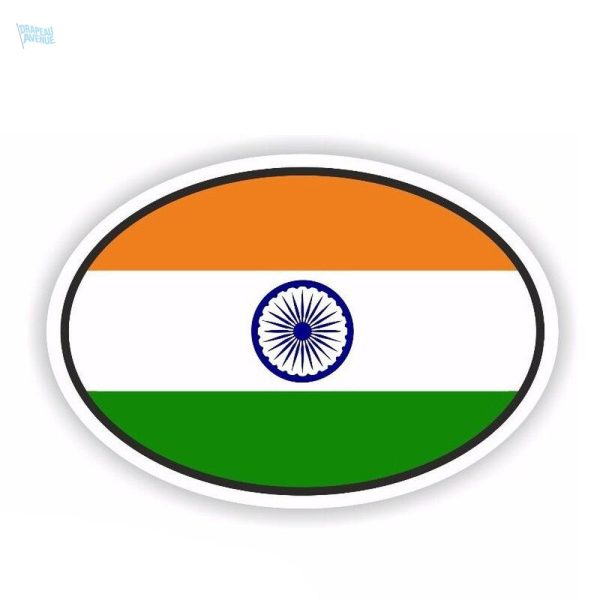 Sticker drapeau Inde