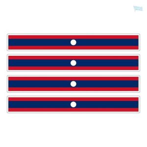 Sticker drapeau du Laos