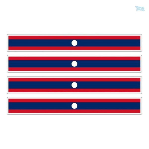 Sticker drapeau du Laos