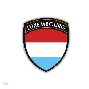 Sticker drapeau du Luxembourg