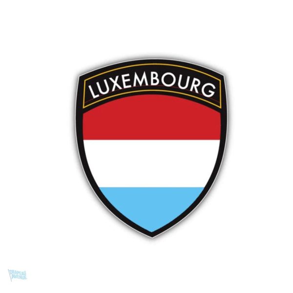 Sticker drapeau du Luxembourg