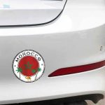 Drapeau du Maroc en format sticker décoratif