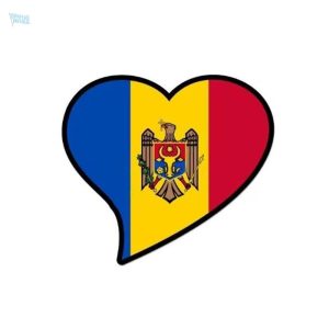Sticker drapeau Moldavie
