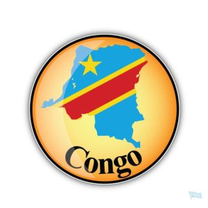 Sticker drapeau République démocratique du Congo