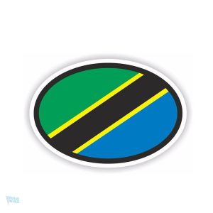 Sticker drapeau de la Tanzanie