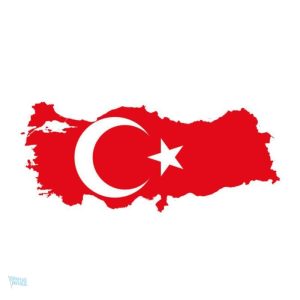 Sticker drapeau Turquie