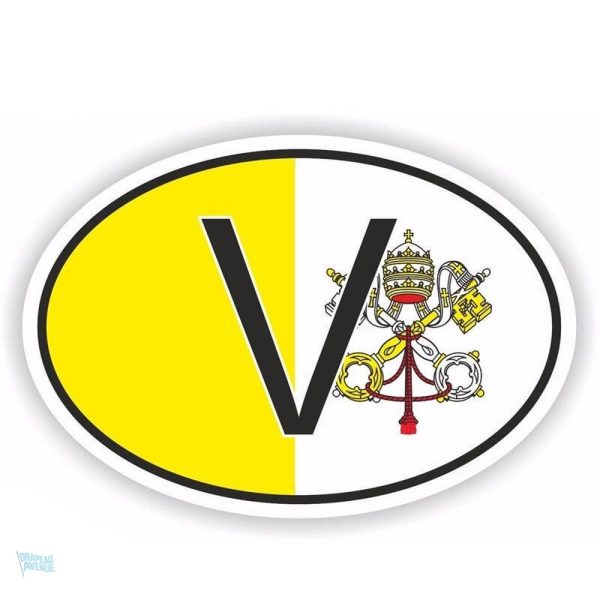Sticker drapeau du Vatican