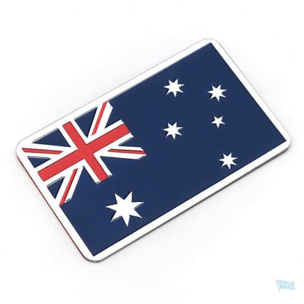 Sticker en métal représentant le drapeau de l'Australie