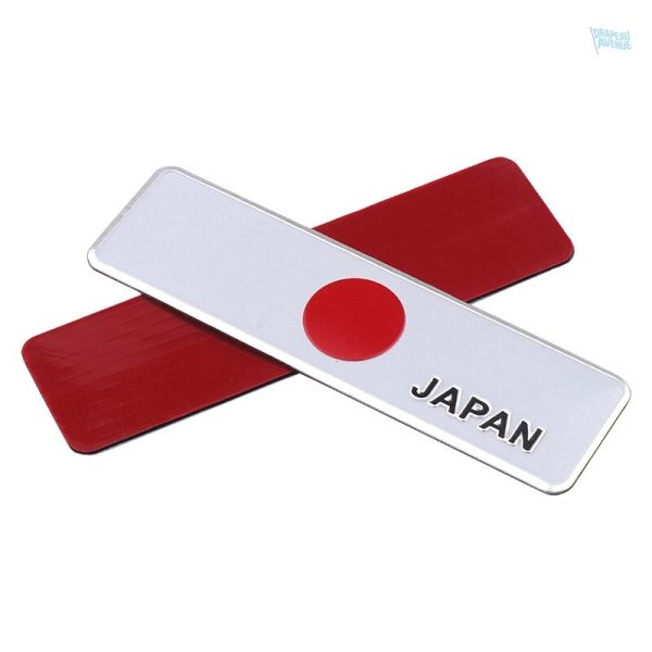 Drapeau Japon en métal pour décoration intérieure ou extérieure