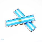 Sticker métal drapeau Argentine, symbole national emblématique