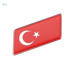 Sticker voiture drapeau de la Turquie