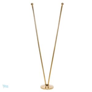 Accessoire pratique pour drapeaux d'accueil à installer