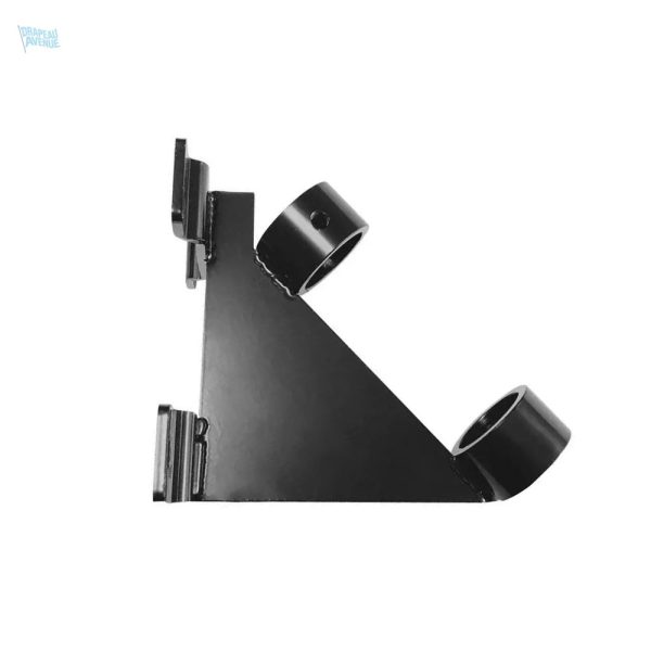 Support mât pour drapeau sur grille, solution pratique