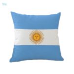 Taie d'oreiller drapeau Argentine en coton