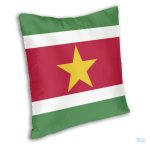 Drap de lit représentant le drapeau du Suriname